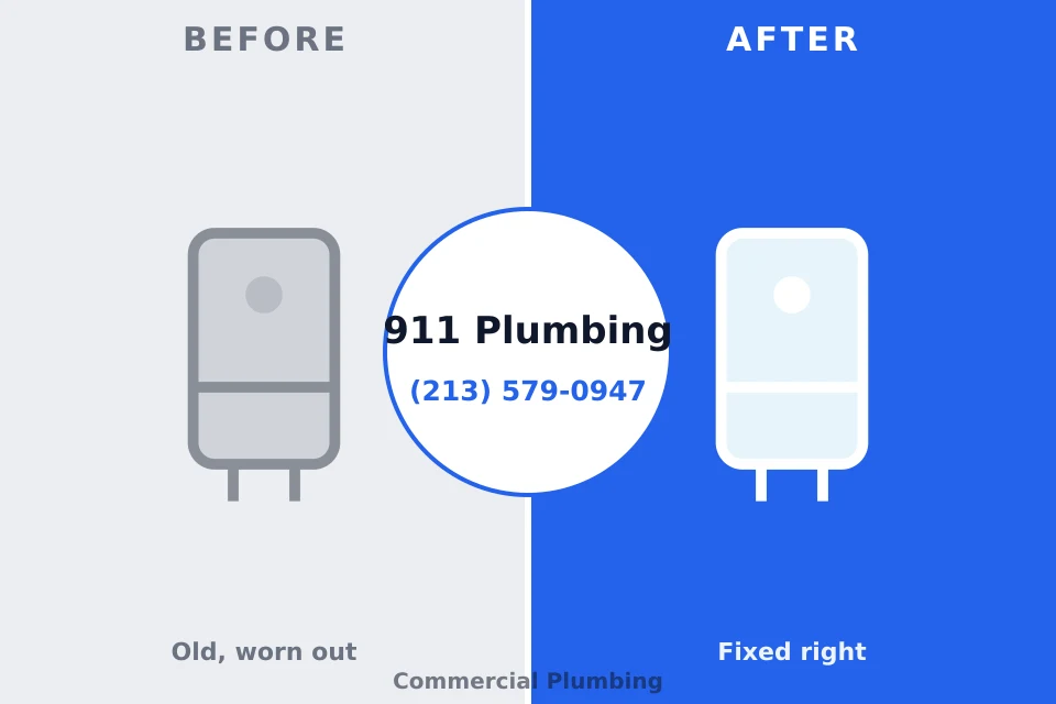 Before and after: plumbing company Center Point, NM